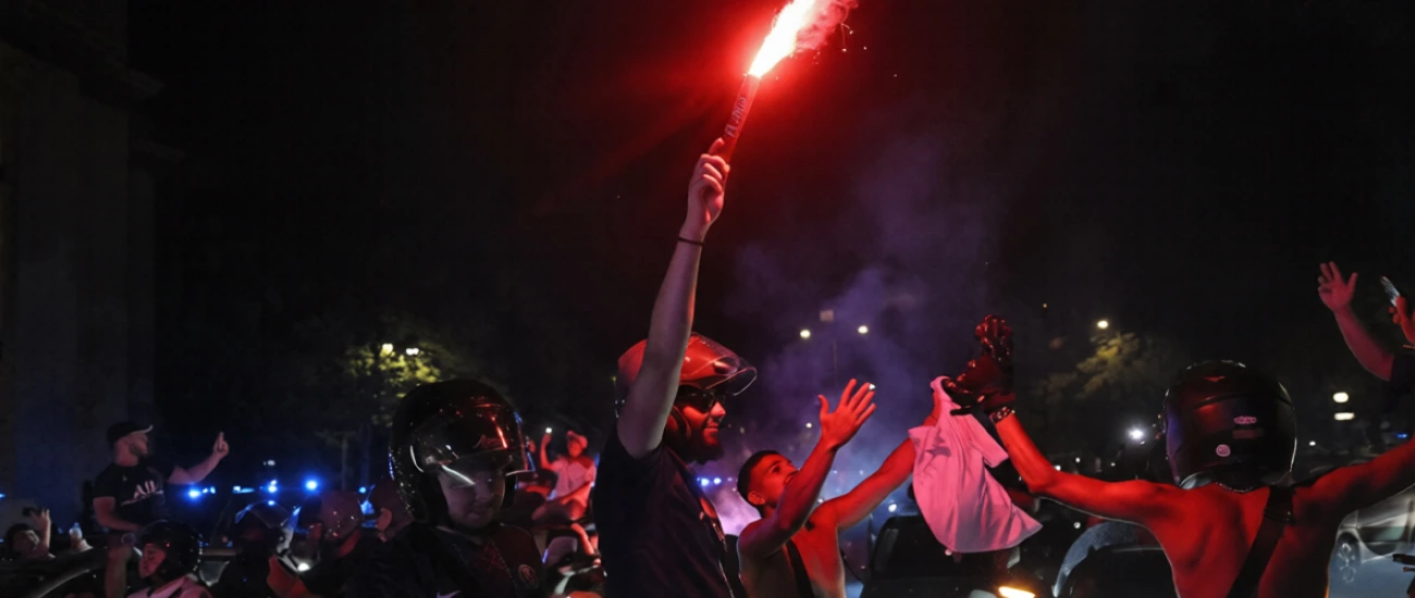 France Champions League Arrests After PSG Victory